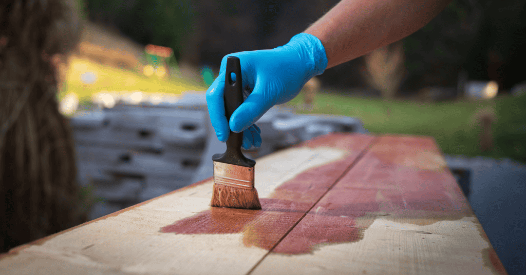 Applying the Stain-Sealant