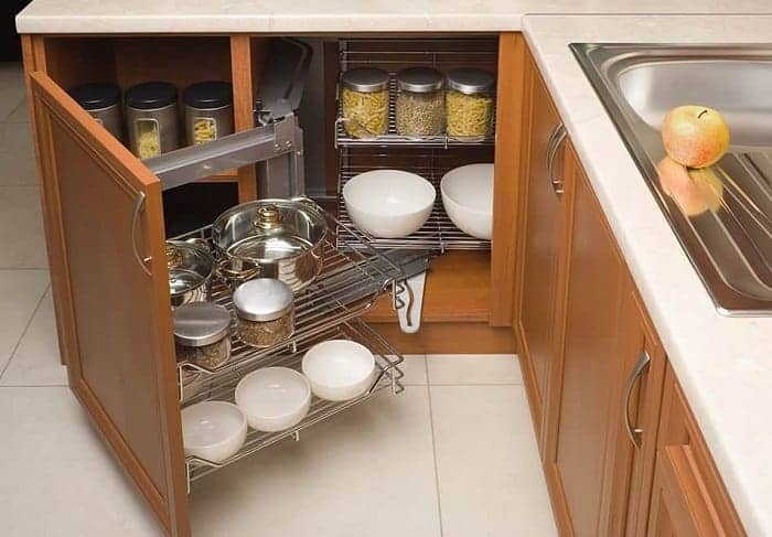 Create more storage in cabinets