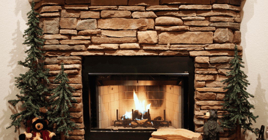 Brick or Stone Mantel