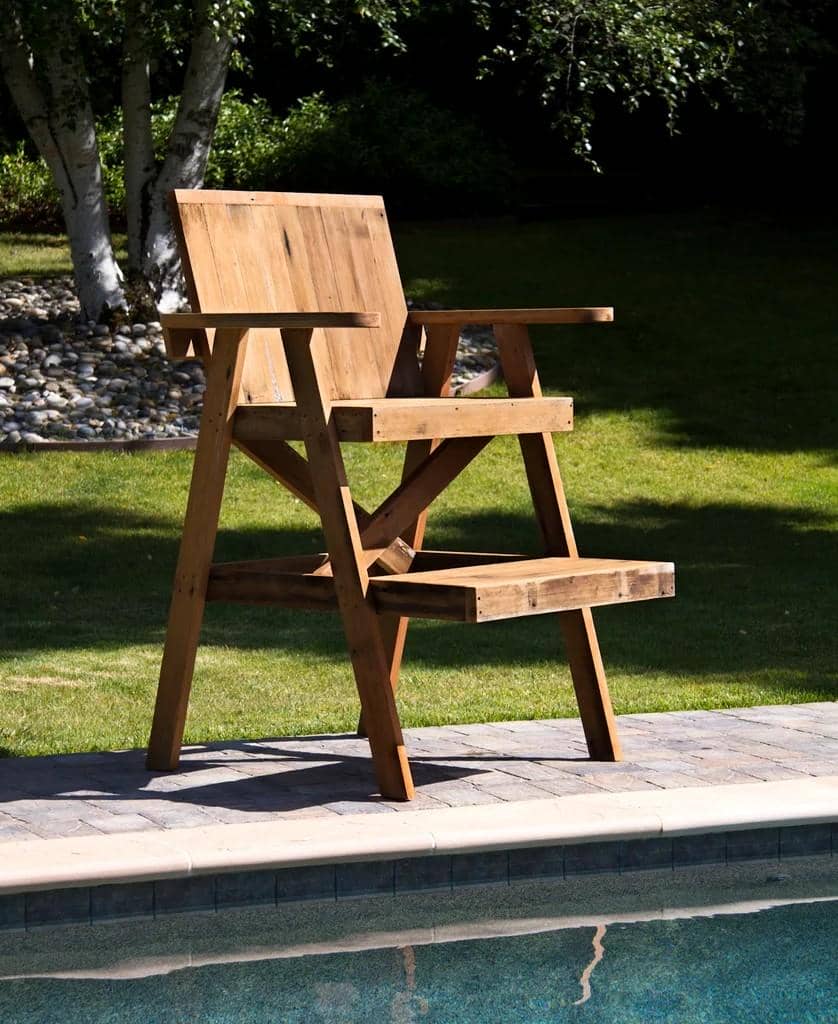 Recycled Wood Lifeguard Chair