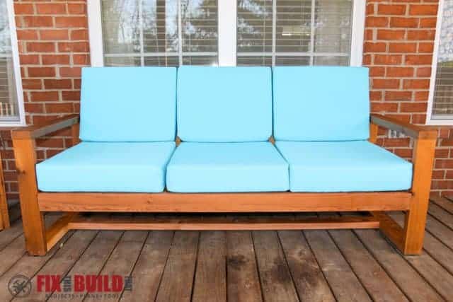 DIY Modern Outdoor Sofa