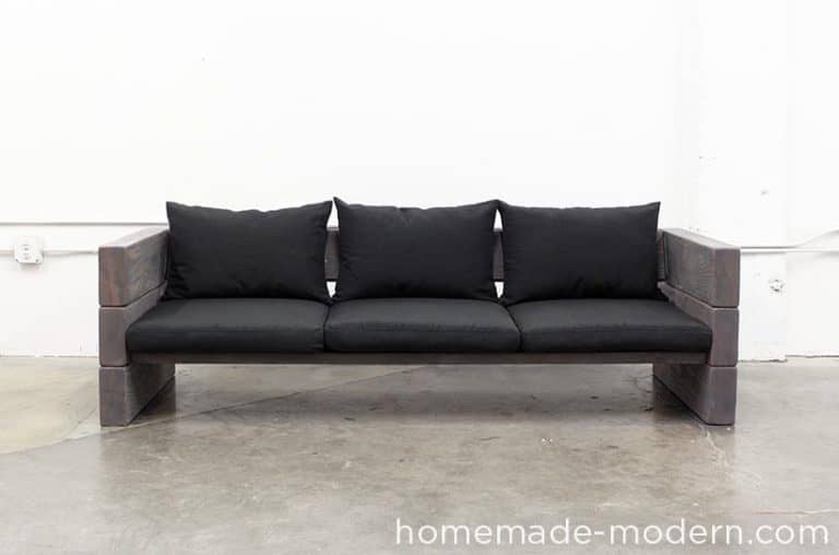 DIY Solid Wood Outdoor Sofa