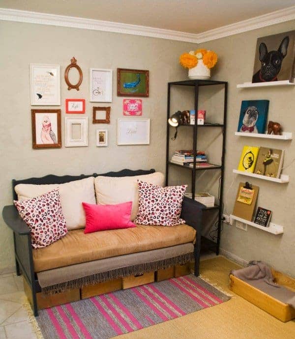 Upcycled Crib into Cute Couch