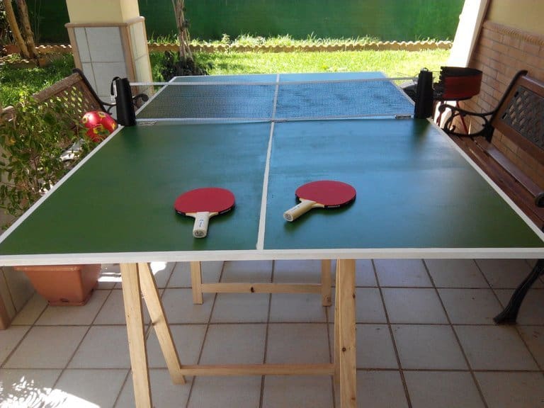 can a kitchen table be used as a pingpong table