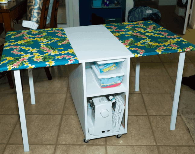 DIY Inexpensive Sewing Table Design
