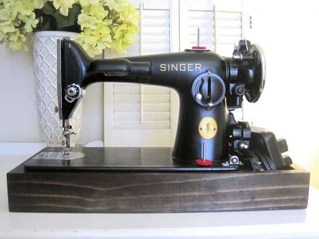 Singer Sewing Machine Wood Base