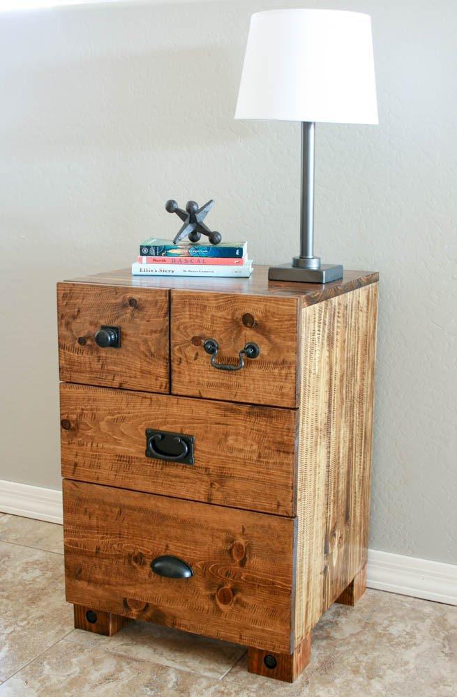 16 DIY Nightstand Plans & Ideas For Your Bedroom