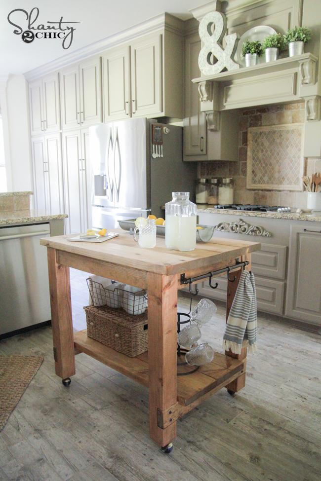 17 DIY Kitchen Island Plans & Ideas