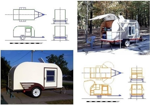 18 Clever DIY Travel Trailer Plans and Ideas