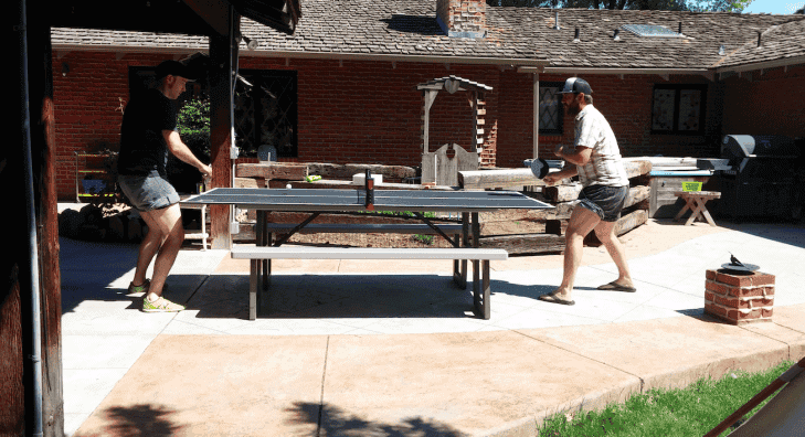 Cheap and Simple Ping Pong Table Idea