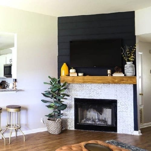 14 Free DIY Fireplace Mantel Plans & Ideas