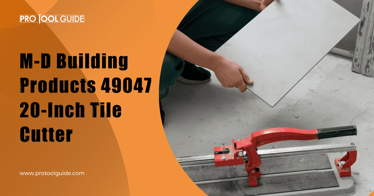 M-D Building Products 49047 Tile Cutter review