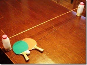 Makeshift Ping Pong Table DIY