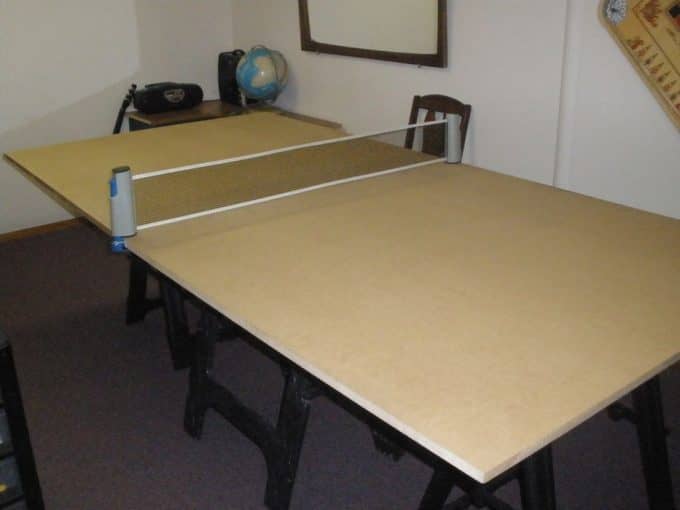 Simple Ping Pong Table DIY Plan