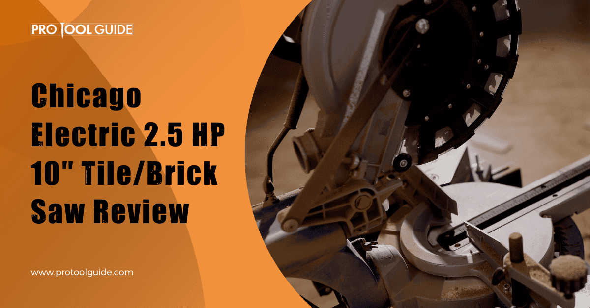 chicago Electric 2.5 hp Tile Brick Saw