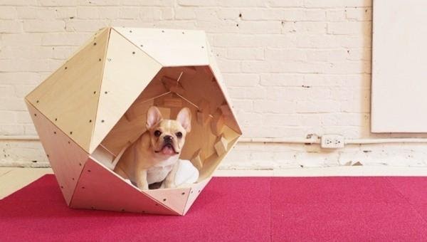 DIY Contemporary Geometric Dog Crate