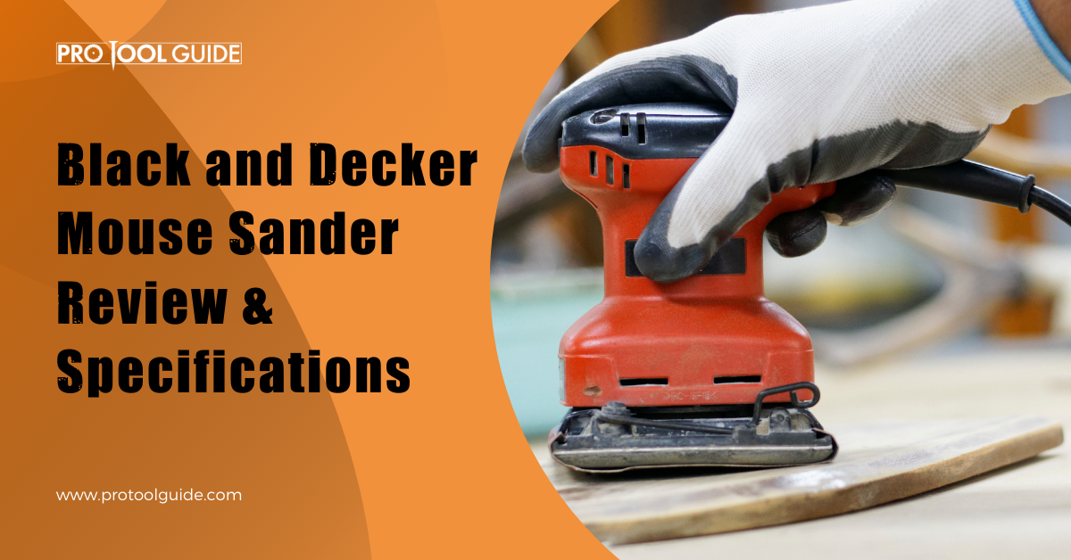 Black And Decker Mouse Detail Sander Setup & Review 