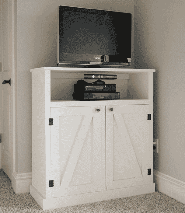 Barn Door Media Console