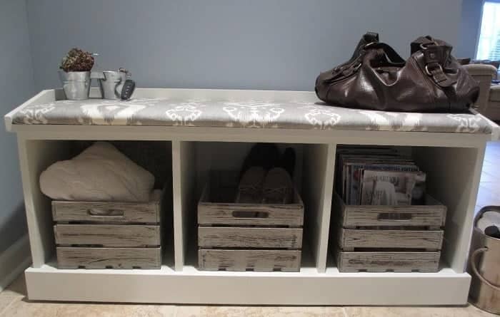 DIY Minimal Entryway Bench