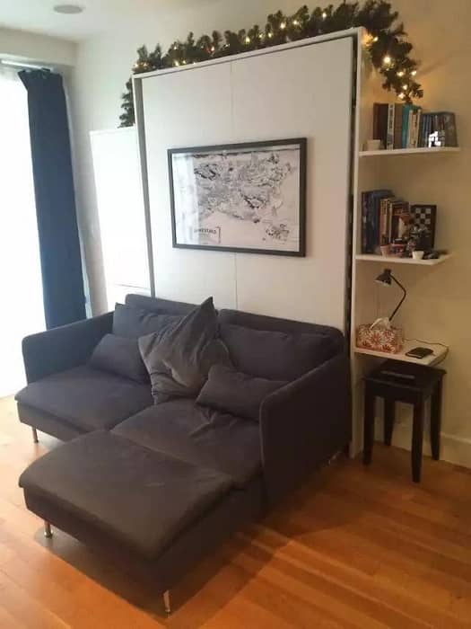 DIY Murphy Bed With a Sofa