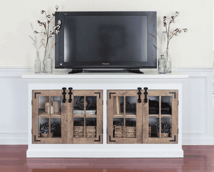 Farmhouse Media Cabinet