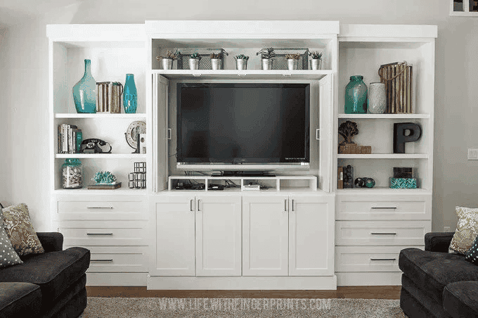 The Big Screen TV Entertainment Center Project