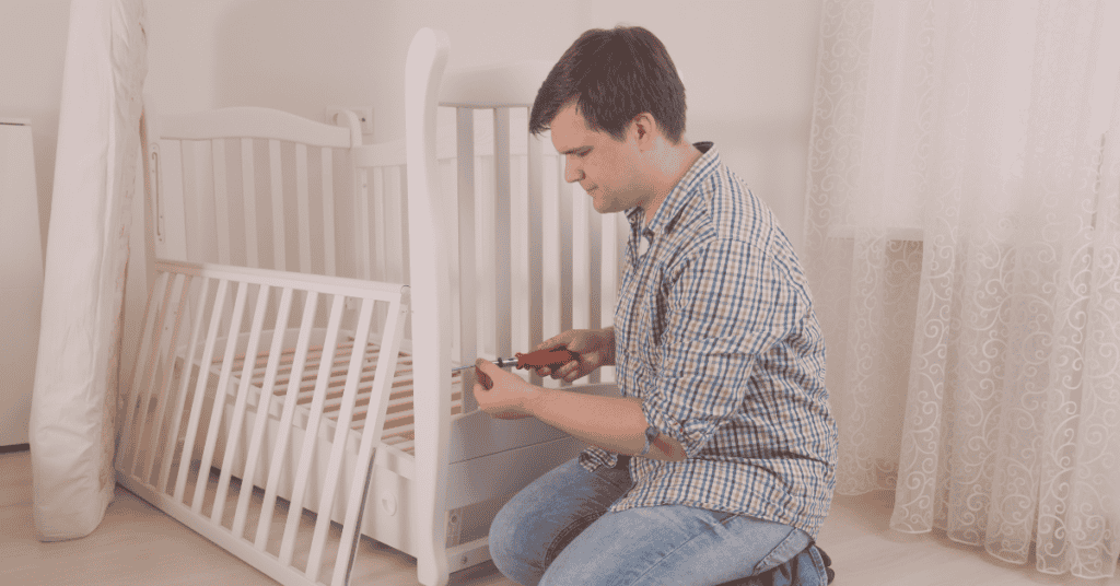 Assembling the Sides and Back Panel of the Crib