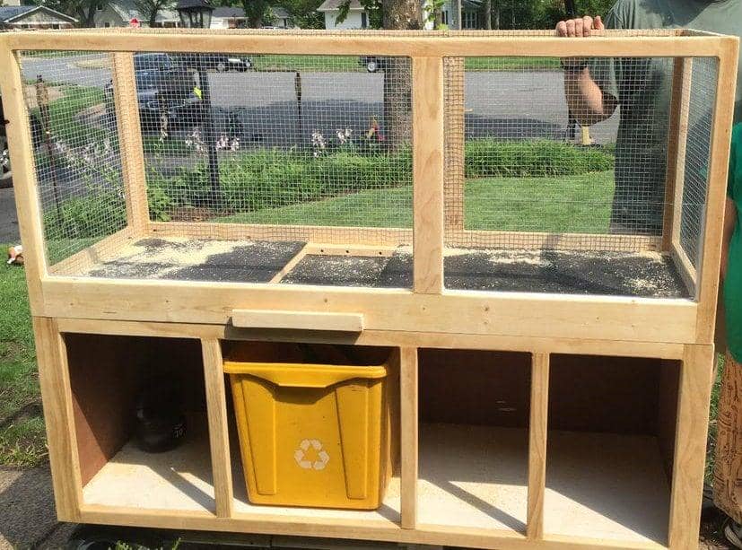 DIY Guinea Pig Wooden Cage