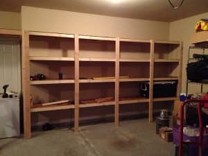Sturdy Garage Shelving Plan
