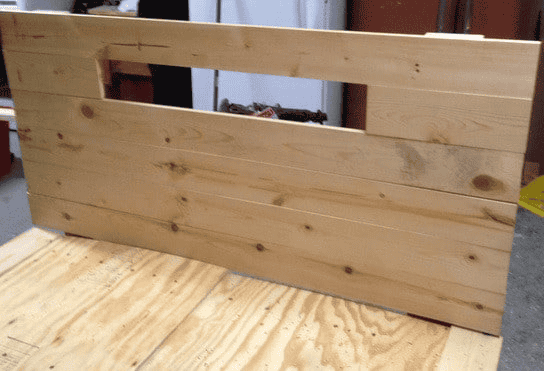 Floating Bed Frame With Regular Lumber