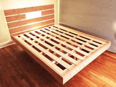Sturdy Floating Bed Frame