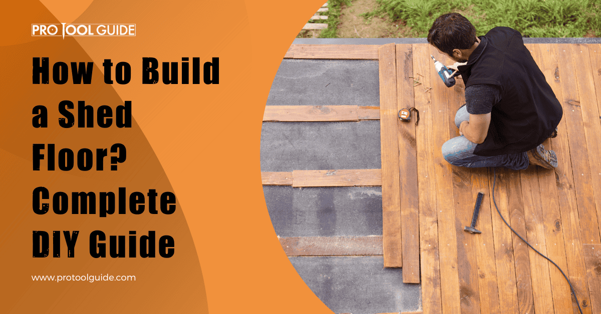 how to build a shed floor