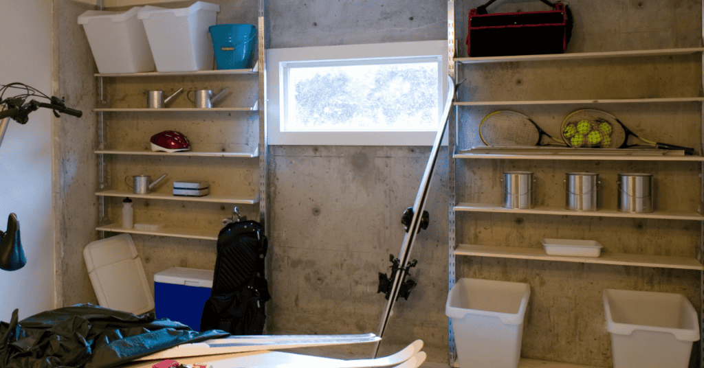 Floating Garage Shelf