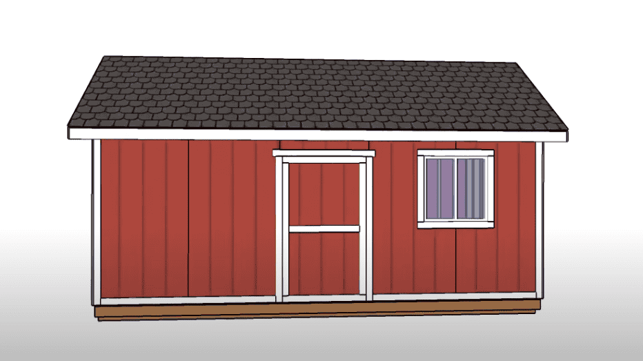 12×20 Backyard Storage Shed