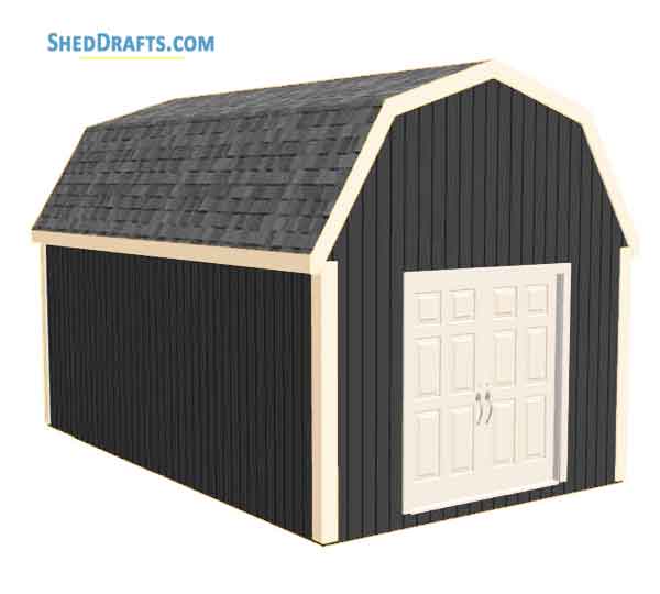 12×20 Gambrel Shed