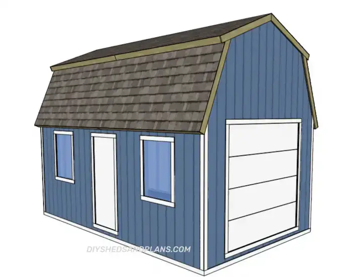 12×20 Garage Shed