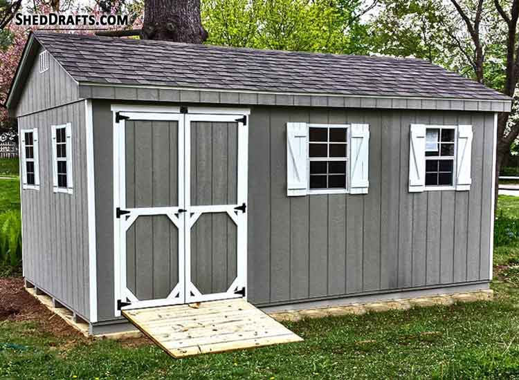 12×20 Large Gable Storage Shed
