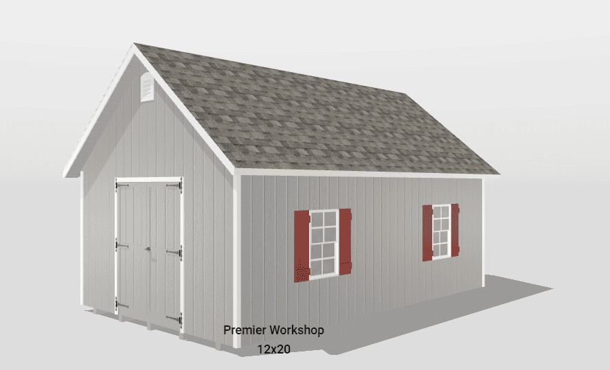 12×20 Personalized Shed