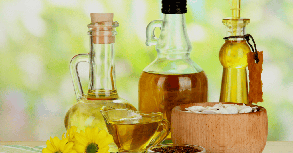 By Using Linseed Oil