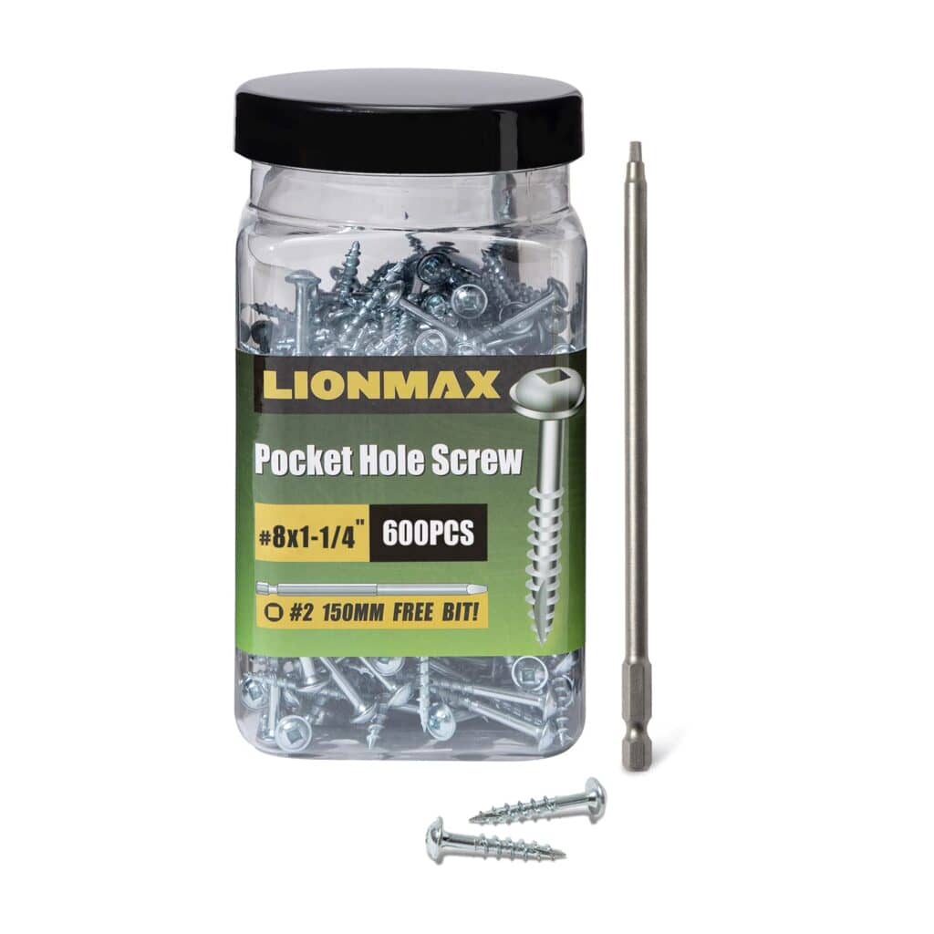 Pocket Hole Screws, LIONMAX Wood Screws