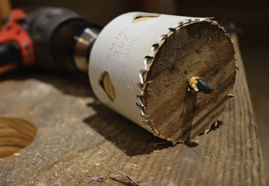 Use a Hole Saw Plug Extractor