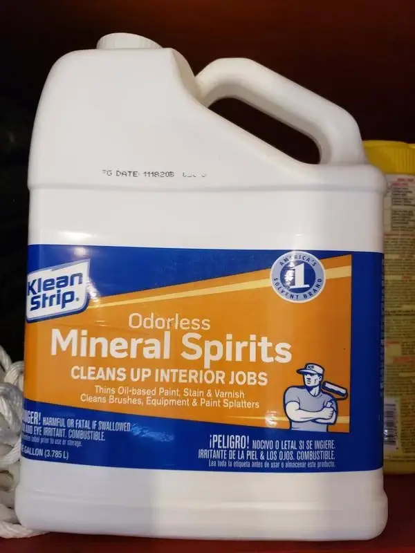 Cleaning With Mineral Spirits