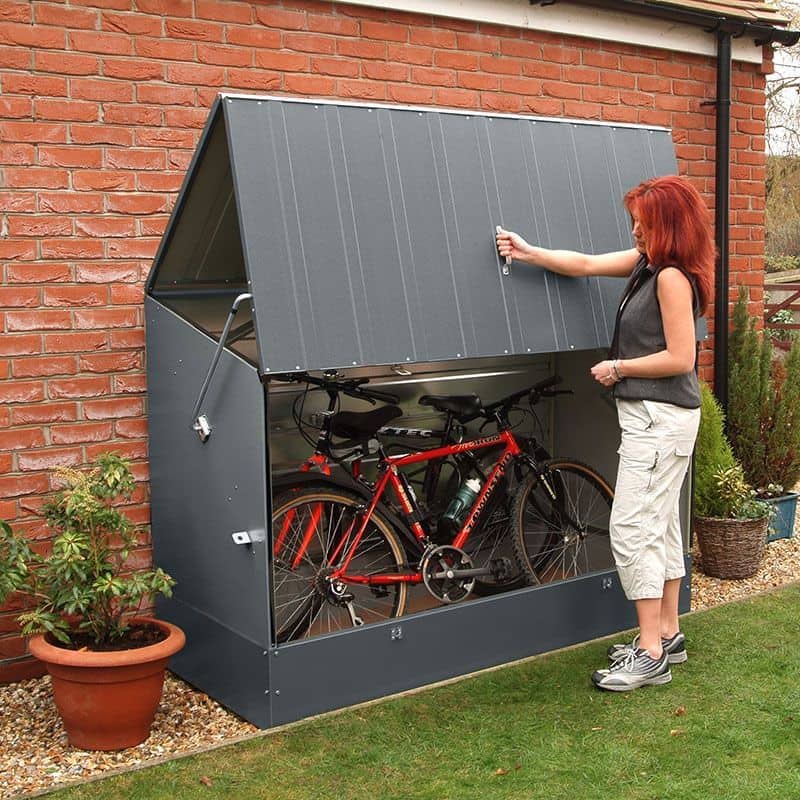 bike stand for shed