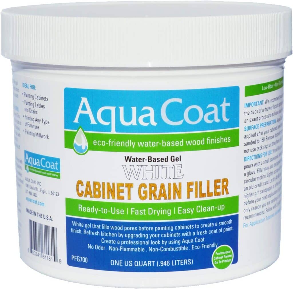 Aqua Coat Cabinet Grain Filler
