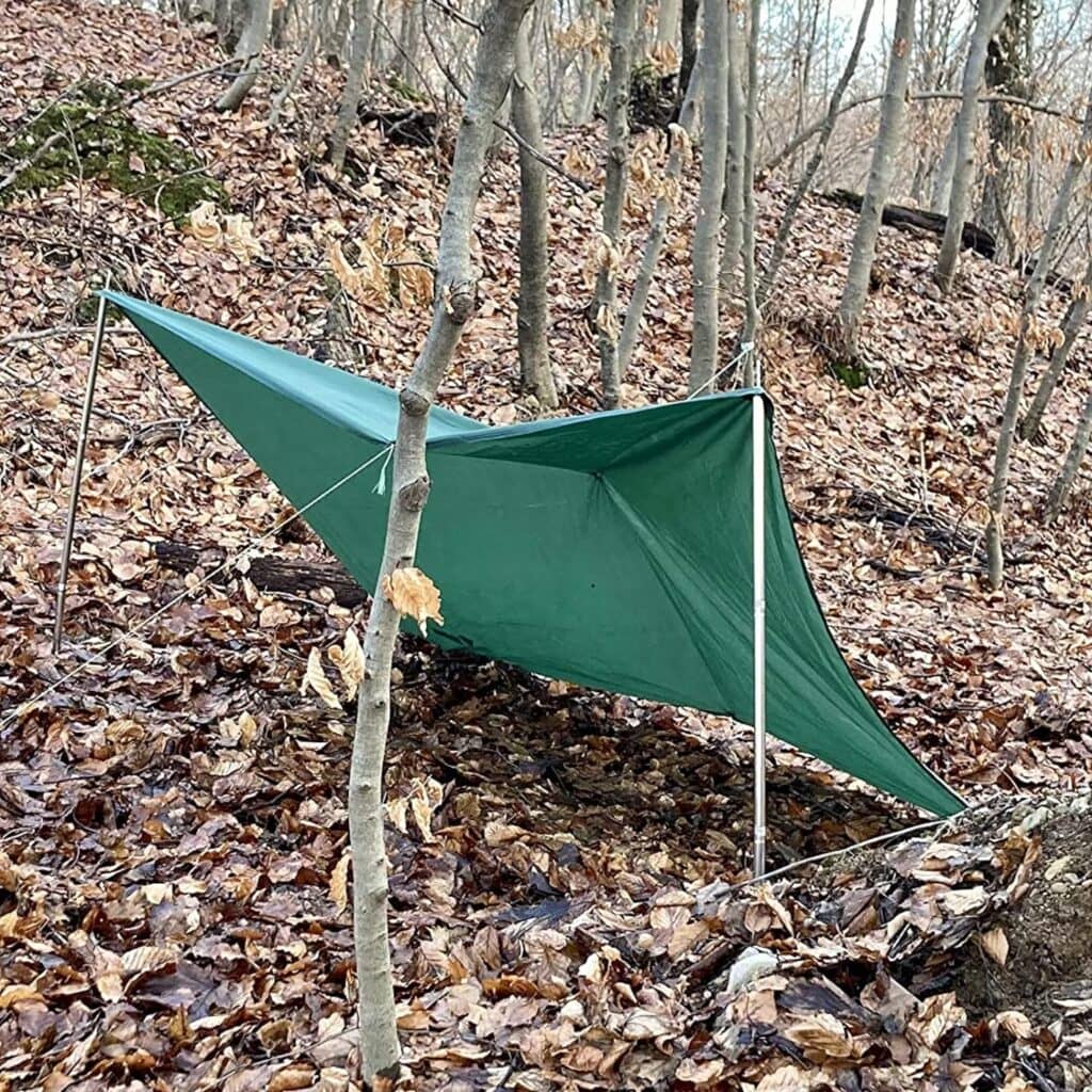 Wind Resistant Wedge Tarp