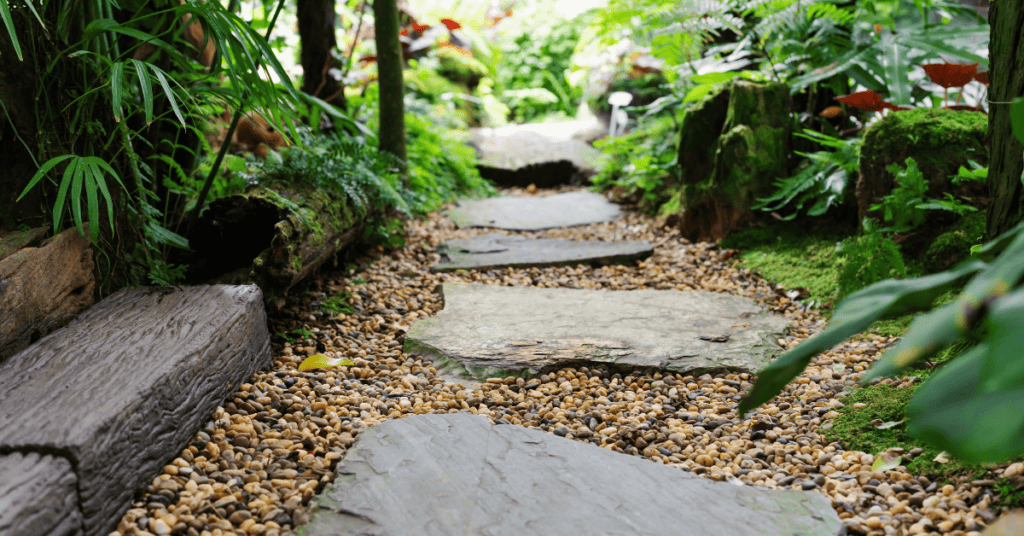 Add Stepping Stones and Gravel
