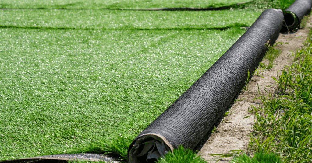 Cover With Artificial Grass