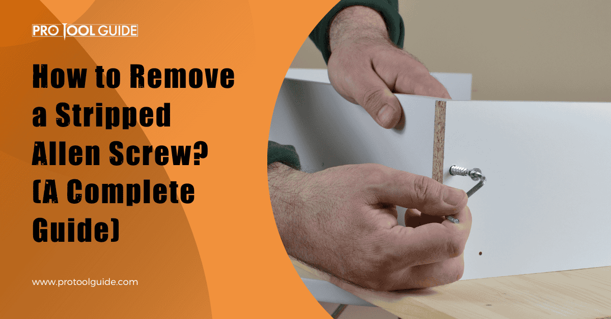 how to remove a stripped allen screw