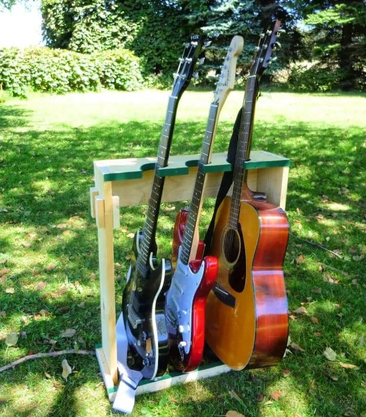Simple Multi Guitar Stand