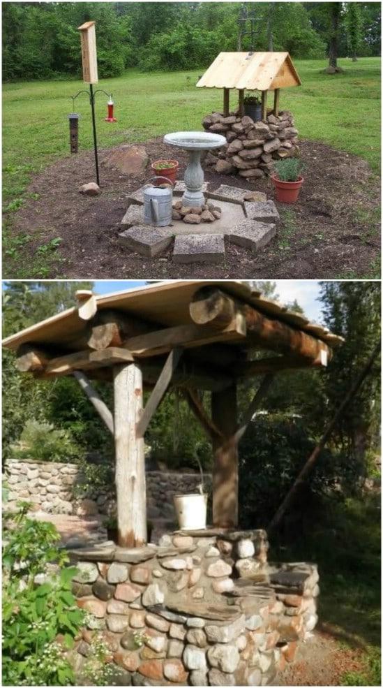 Large Stone Wishing Well